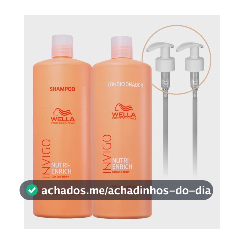 Kit Wella Invigo Nutri Enrich Shampoo E Condicionador 2 L [original]