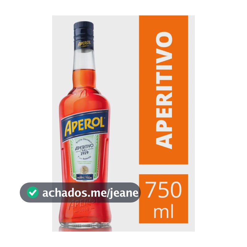 Aperitivo Aperol Spritz Italiano 750ml – Bebida Alcoólica