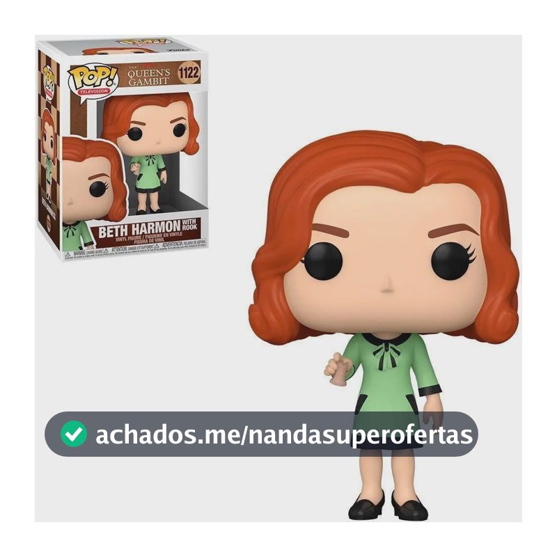 Funko Pop Beth Harmon With Rook 1122 - Gambito Da Rainha