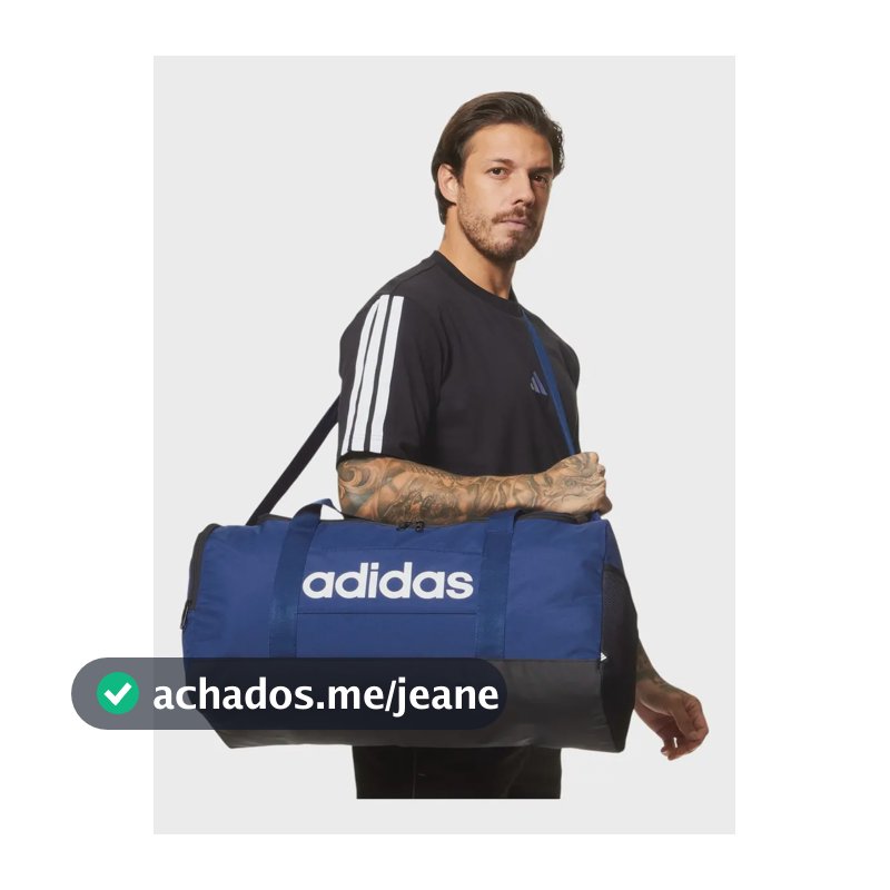 Mala Duffel Linear Média adidas