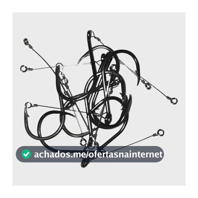 Anzol Chinu Marine Sports Encastoado P/ Piaparas - 50 Pçs