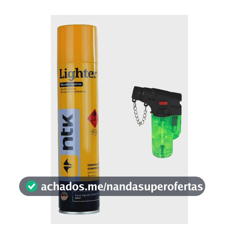 Maçarico Jet Flame Refil E Gás Butano Propano