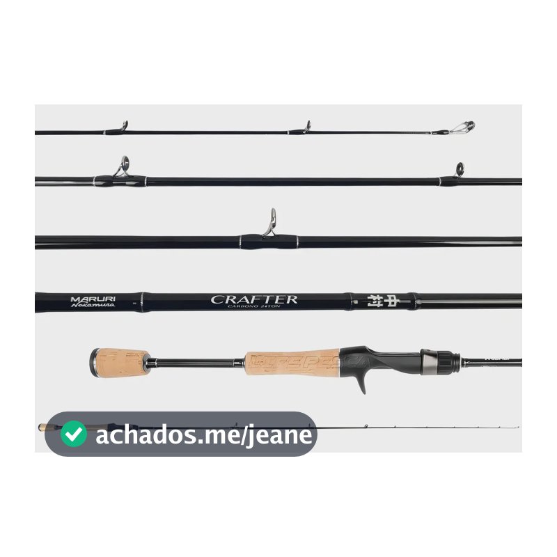 Vara Para Carretilha Crafter C-581l 1,73m 6-12lbs 1p Maruri Cor Preta