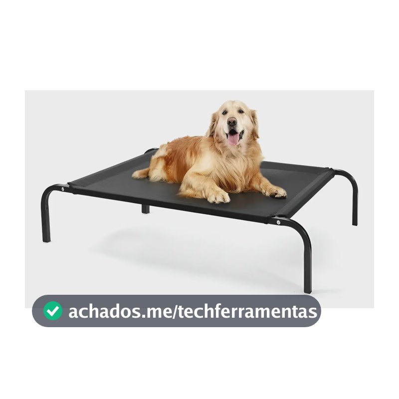 Kit Cama Para Cachorro Pets Suspensa Grande 906015cm Preto Preto Liso
