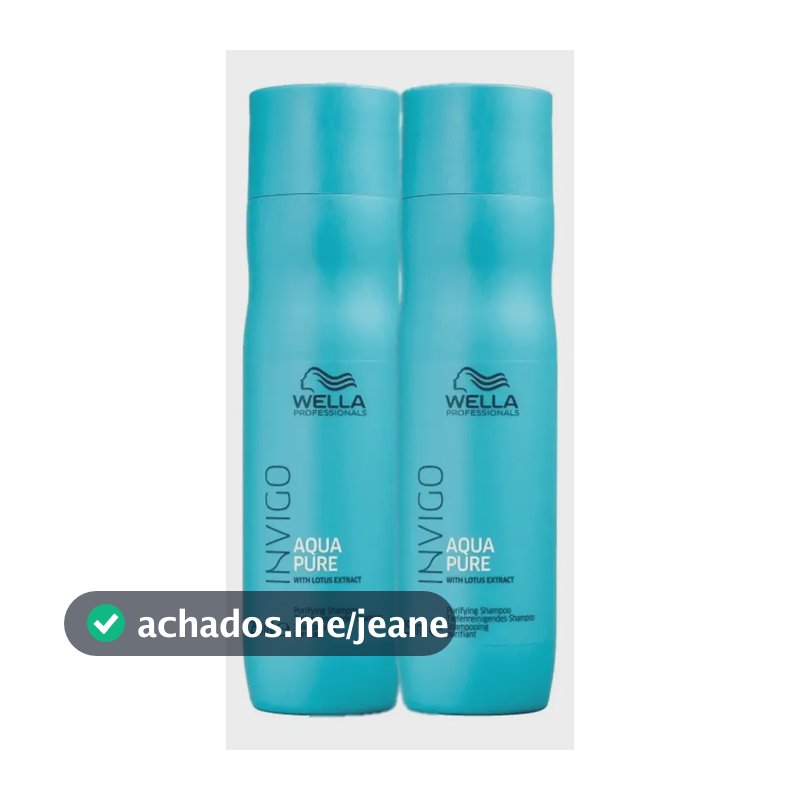 Wella Professionals Balance Aqua Pure Shampoo (2 Unidades)