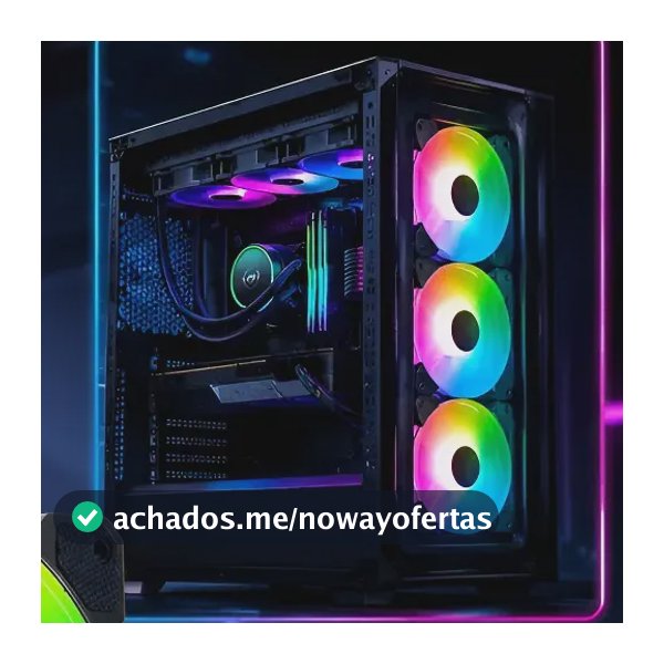 Kit 3 Fans Cooler Led Rgb 120mm Ventoinha Gabinete Pc Gamer