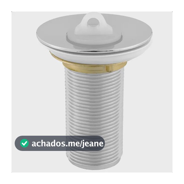 Valvula Para Pia Banheiro Lavabo Lavatorio Cuba Metal  Prateado Cromado