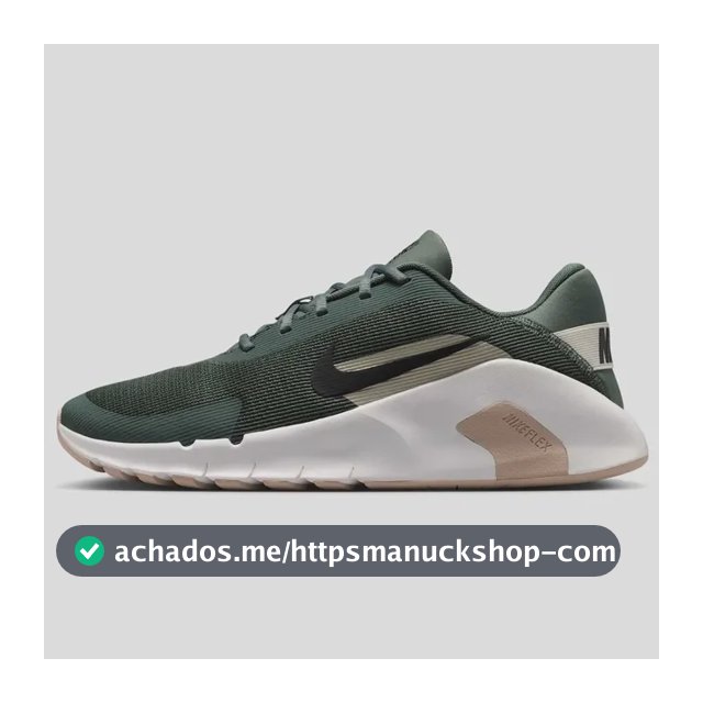 Tênis Nike Flex Train Masculino Verde Escuro/preto 37 Br