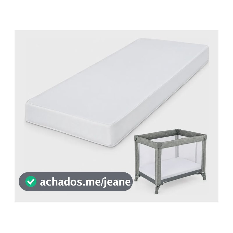 Colchão Chiqueirinho Berço Portátil 100x70 Impermeável D18