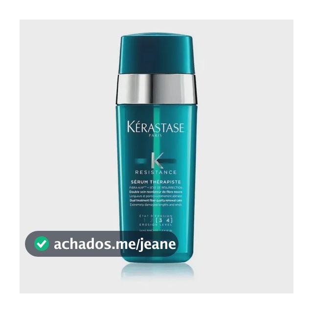 Sérum Capilar Reparador para Cabelos Danificados e Pontas Duplas com Proteção Térmica até 230°C e Sève de Résurrection Kérastase Résistance Thérapiste 30ml