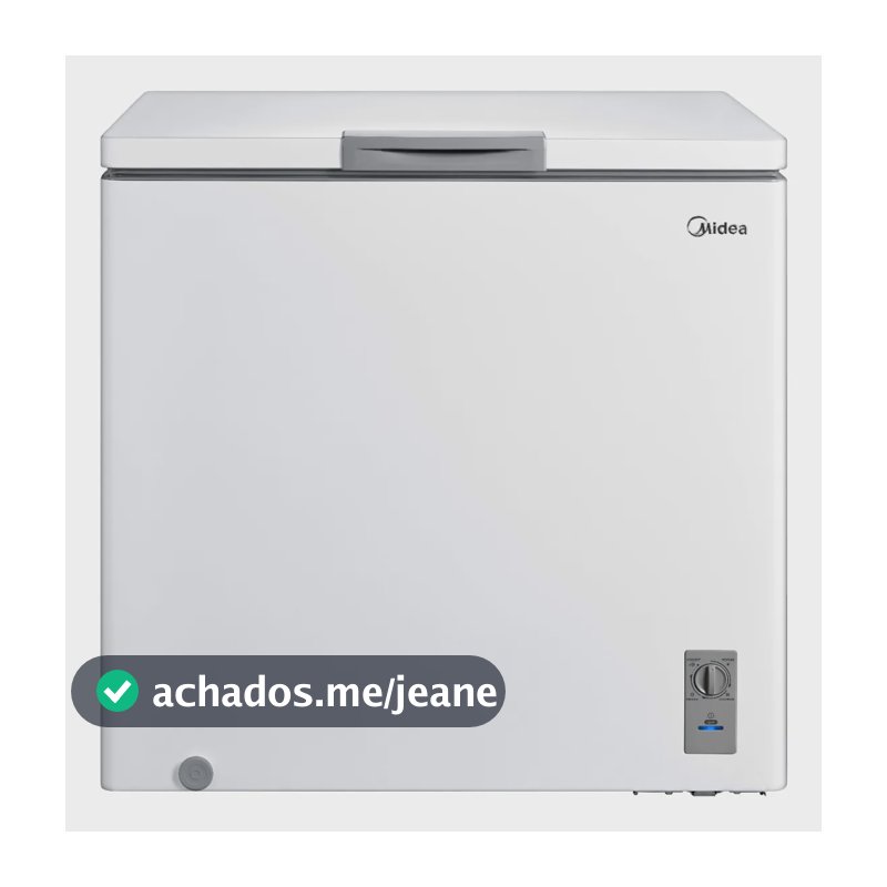 Freezer Horizontal 198l Inverter Bivolt Branco Midea Branco 127/220v