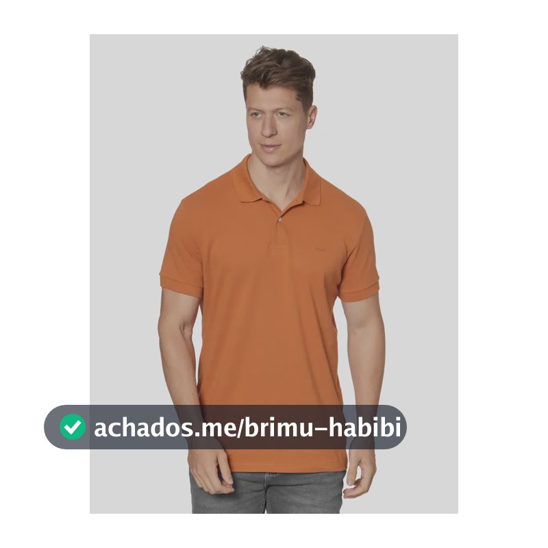 Camisa Polo Colcci Masculino 025.01.03115 Marrom Tuile Apenas Logo Da Marca M Liso