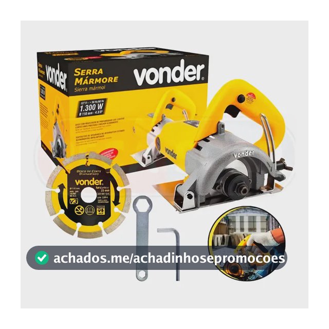 Serra Mármore Profissional Vonder Smv1300s 1300w Tip/maquita