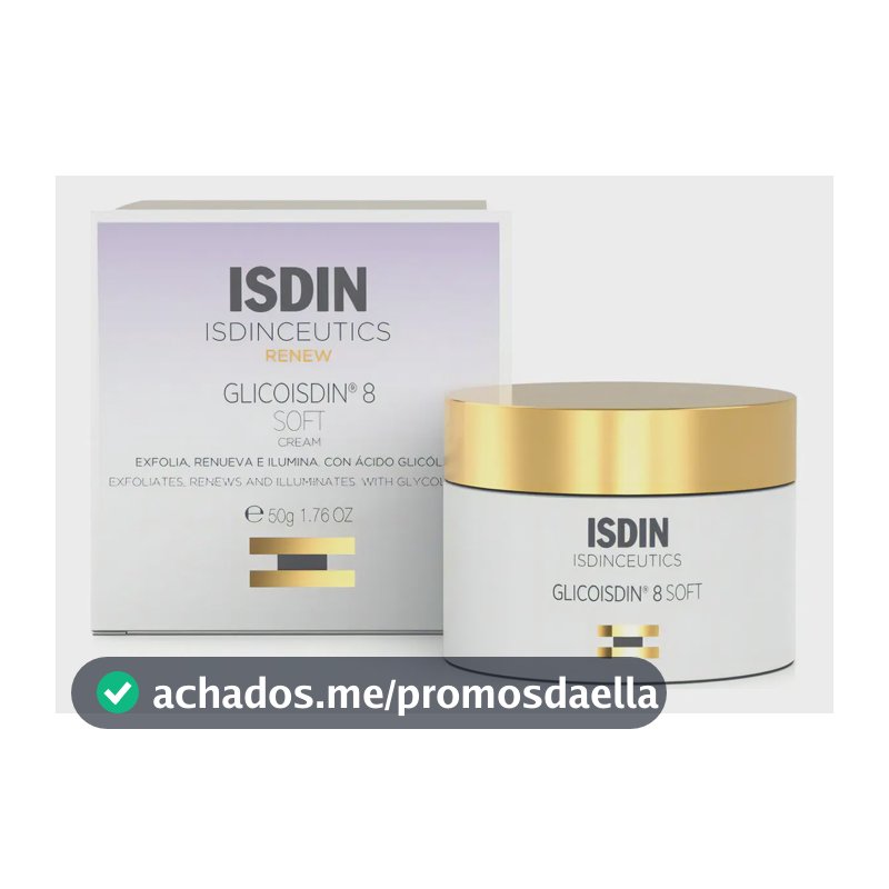 Creme Facial Ácido Glicólico Isdinceutics Glicoisdin 8 50g Todo Tipo De Pele