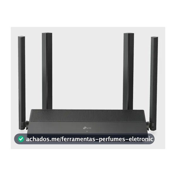 Roteador TP-Link EX3000 Wi-Fi 6 de Banda Dupla, 3 Gbps e 4 Antenas para até 180 m²