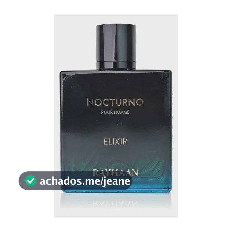 Rayhaan Nocturno Elixir Masculino Eau De Parfum