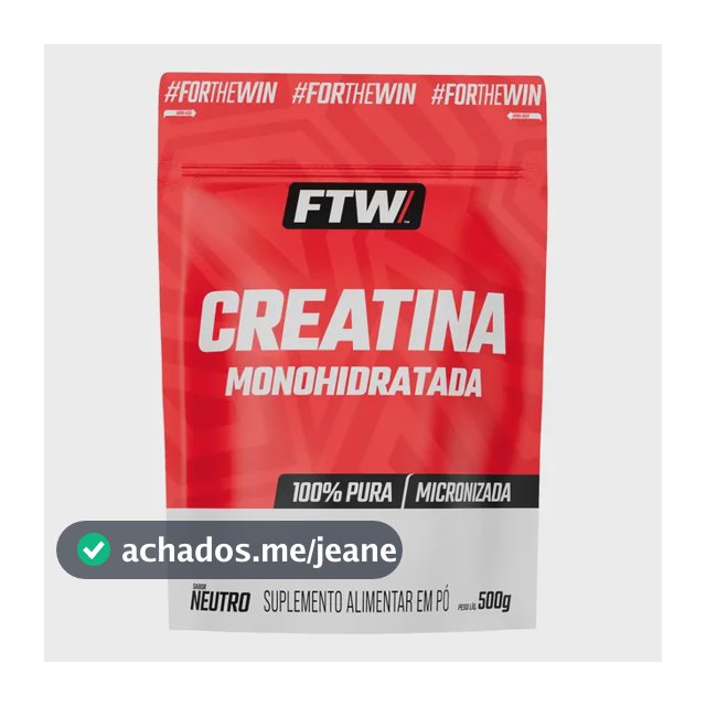 Creatina FTW em pó Sem sabor x 500g