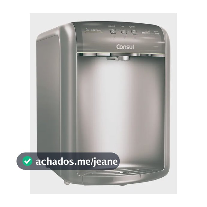 Purificador De Água Cpb36af Alta Capacidade De Refrigeração Titanium Consul
