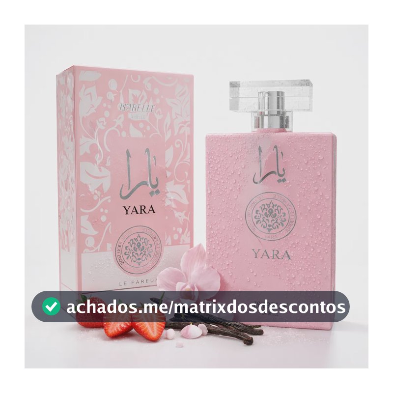 Perfume Árabe Yara Feminino 100ml Isabelle Doce Alta Fixação