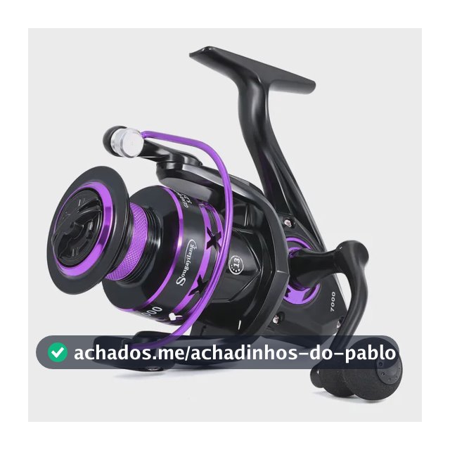 Molinete De Pesca 5,2:1  Liga De Alumínio 10kg Carretel Lilás 4000 Série