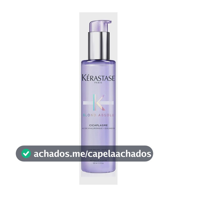Kérastase Blond Absolu Cicaplasme Sérum Termoprotector Para Cabelo Loiro, Tingido Ou Descolorido, Sem Enxágue, Com Filtro Uv, Protege, Nutre E Controla O Frizz, 150 Ml