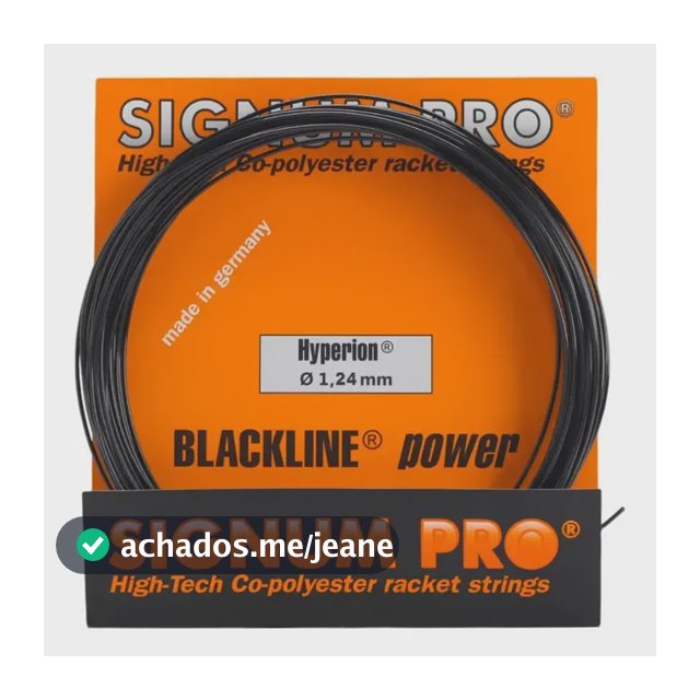 Corda Signum Pro Hyperion 17 1.24mm Preta - Set Individual Preto 1.24 Mm