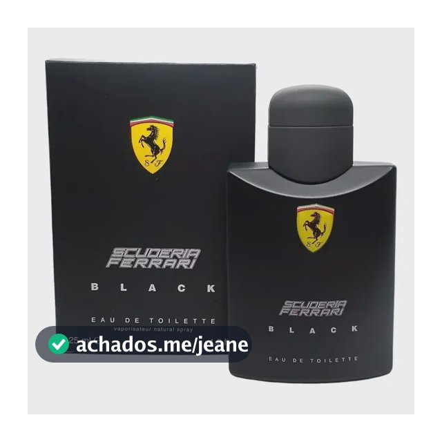 Perfume Ferrari Black Masculino Edt - 125ml