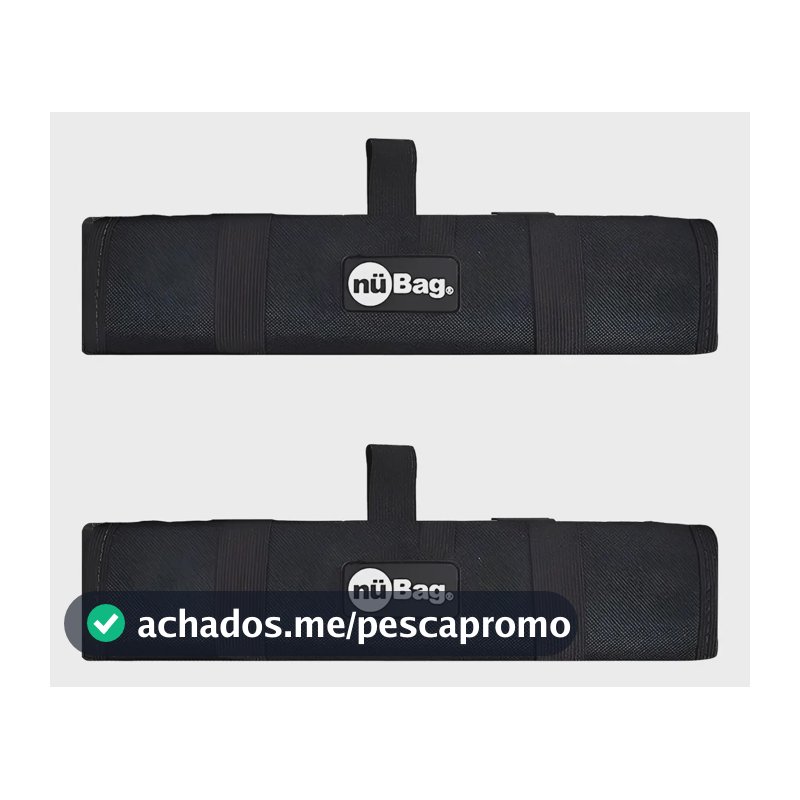 Kit 2 Organizadores 5 Divisórias Para Anzol Ideal Pescaria Cor Porta anzol - Preto