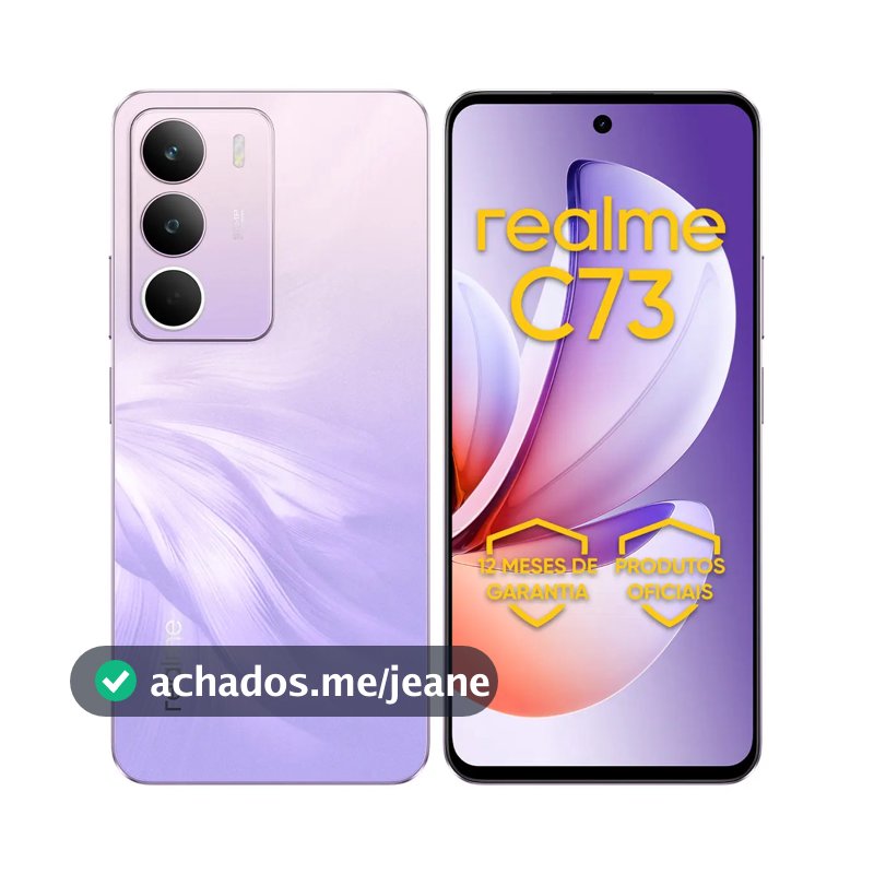 Celular Smartphone Realme C73 256gb 8gb Ram Dual Sim 120hz 6 Ah Violeta
