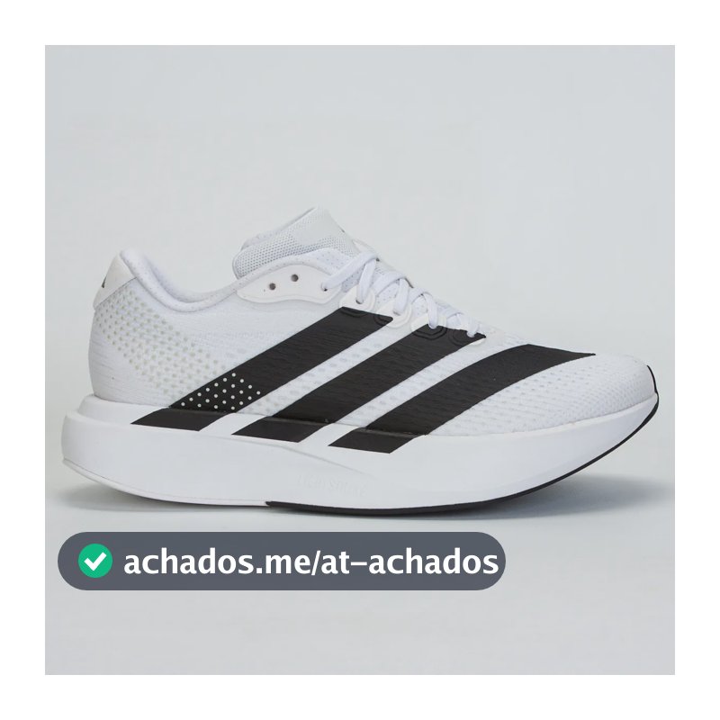 Tênis adidas Adizero Pacer Feminino Corrida Branco/preto Liso 37 Br