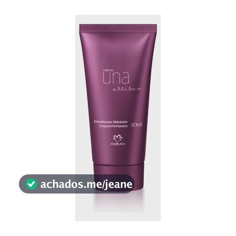 Creme Hidratante Desodorante Corporal Una Artisan 80 Ml