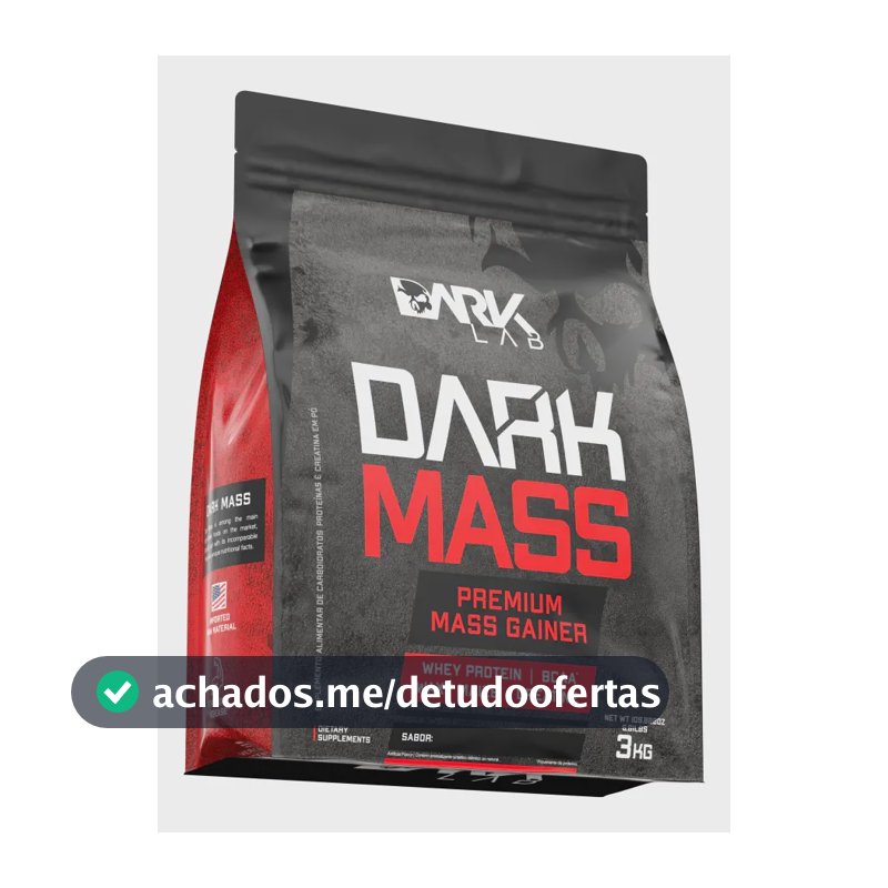 Suplemento em pó Dark Lab Carboidratos Dark Mass 3kg sabor Biscoitos x 3kg