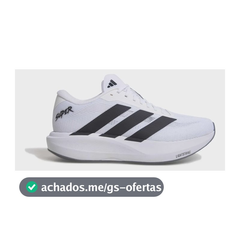 Tênis Masculino Super adidas Branco Lisa 41 Br