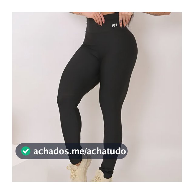 Calça Legging Fitness Zero Transparência Cintura Alta Koenig