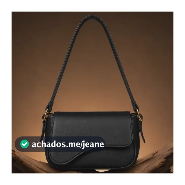 Bolsa Feminina De Ombro Baguete Ajustável Elegante Acambamento dos ferragens Ouro Cor Preto Correia de ombro Mesma da Bolsa Desenho do tecido Lisa