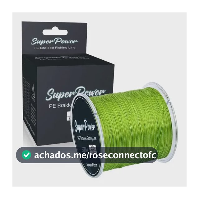 Linha De Pesca Multifilamento 500m Carretel Com 500 Metros