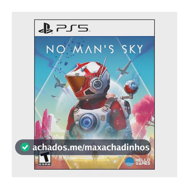 No Man's Sky PS5 Edição Standard Disco Jogo Aventura Sci-fi Multiplayer