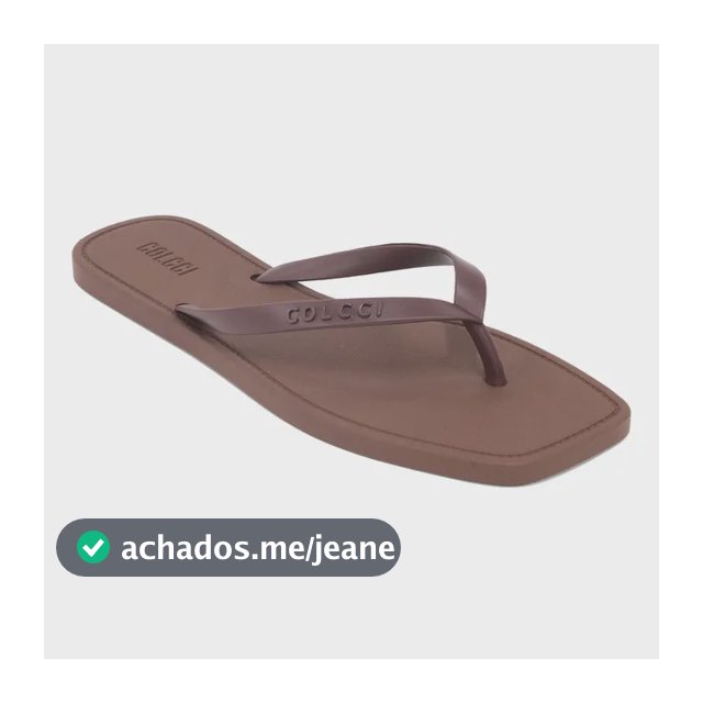 Chinelo Venice Feminino Colcci Techfit Bico Quadrado