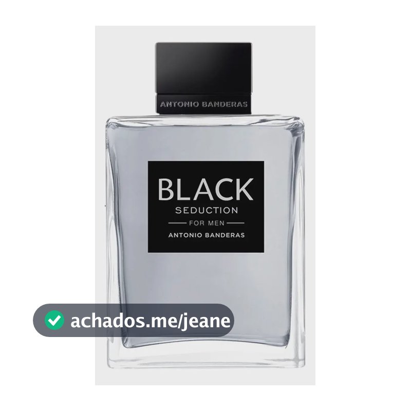 Perfume Anotnio Banderas Black Seduction Masculino Eau de Toilette 200ML - Distribuidor Autorizado