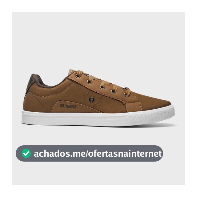 Sapatenis Tenis Sapato Polo Energy Masculino Original Tecido