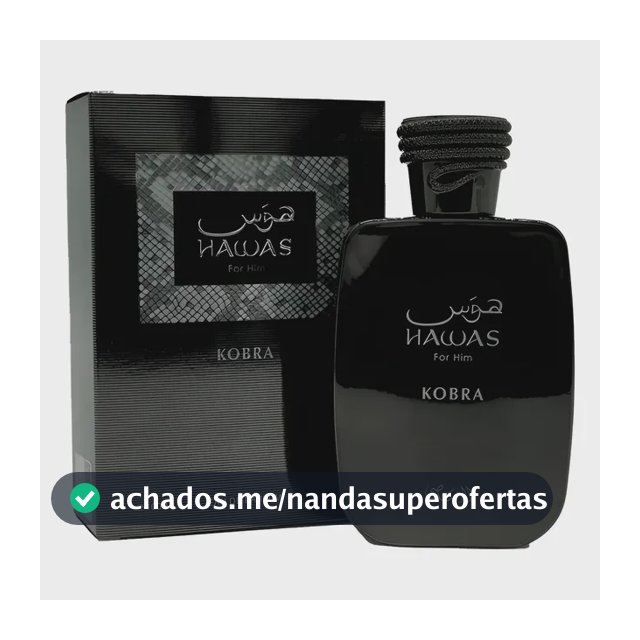 Perfume Hawas Kobra Rasasi Masculino Edp 100ml