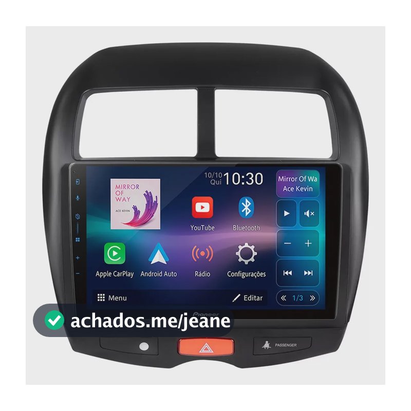 Central Multimidia Pioneer Asx 9p Carplay Android Auto Preto