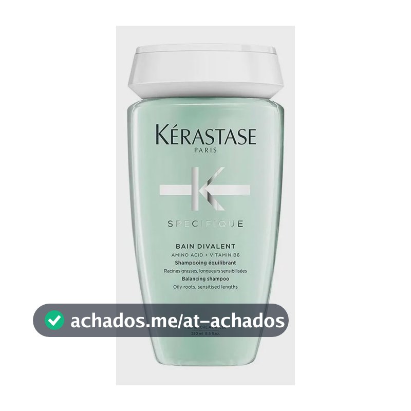 Shampoo Kérastase Specifique Bain Divalent, Para Raízes Oleosas e Cabelos Sensibilizados 250ml