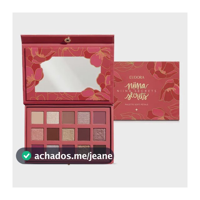 Paleta De Sombras Niina Secrets Soft Petals Eudora 10g Soft Petals
