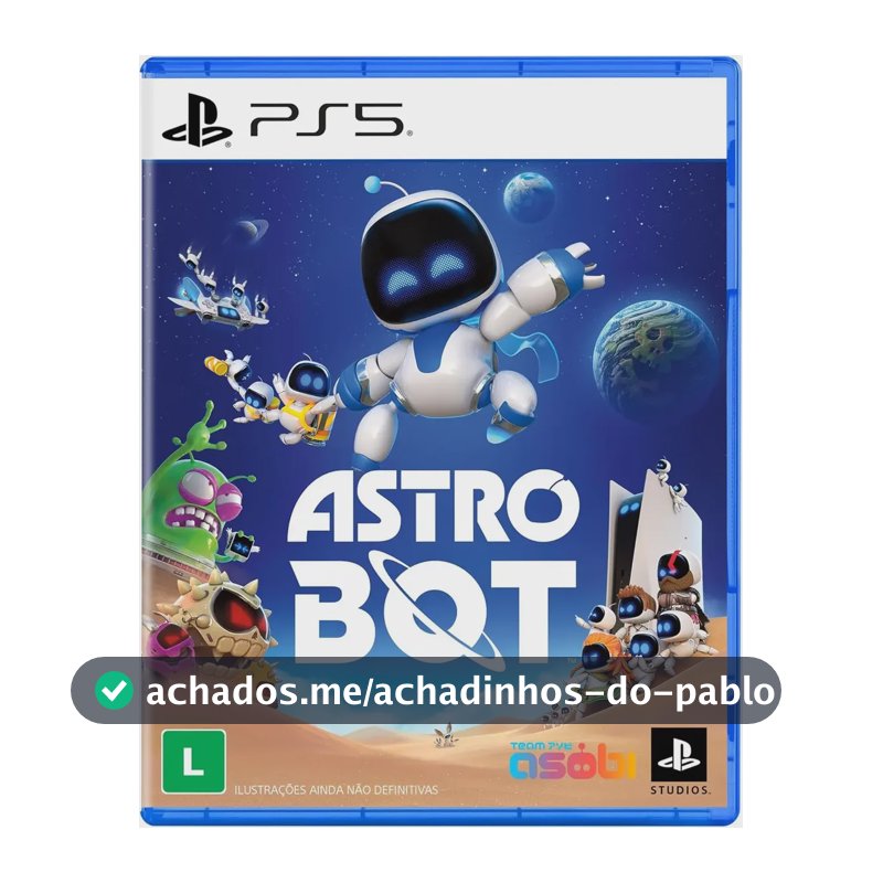 Jogo Astro Bot Ps5 Mídia Física Lacrado Original