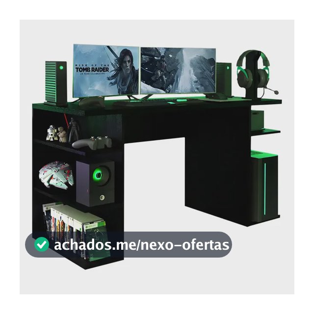 Mesa Para Computador Gamer 9409 Madesa - Preto