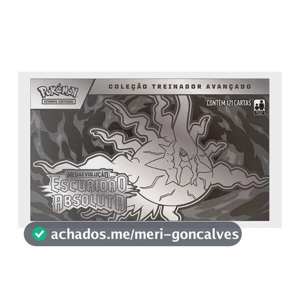 Cartas Pokémon Coleção Escuridão Absoluta Treinador Avançado 121 Cards Copag