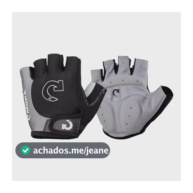 Par De Luvas Gel Ciclismo Dedo Curto Bike Academia Proteção