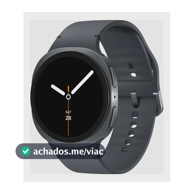 Smartwatch Samsung Galaxy Watch 8 40mm Bt Gps, Grafite Cinza-escuro