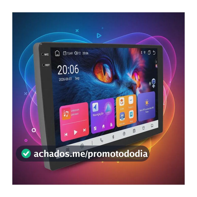 Multimídia Automotiva Torquehammer VPL‐1166 9 Polegadas QLED 8‐Núcleos 6GB+128GB Android14 Carplay Android Auto GPS Câmera 360°